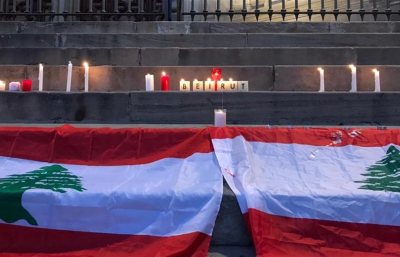 بالصور: شموعٌ من أجل لبنان 
