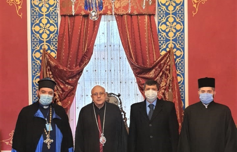 المطران درويش استقبل ممثل مطران الأرمن الأرثوذكس في زحلة والبقاع