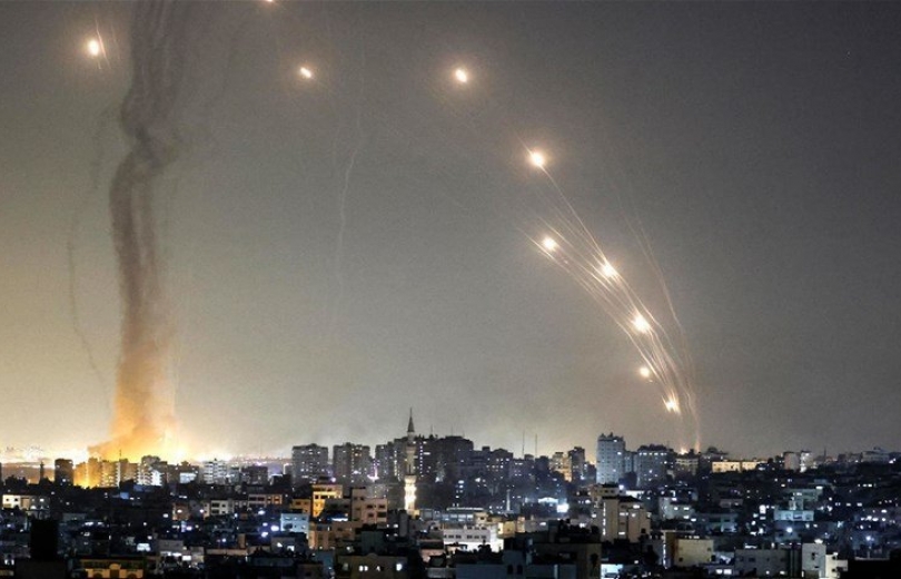 الف صاروخ من غزة الى اسرائيل 