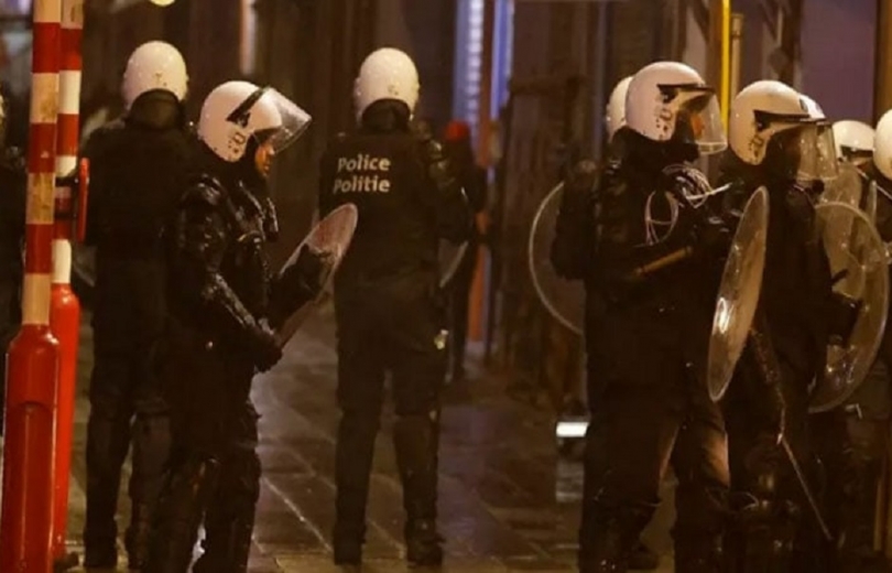 أعمال عنف في بروكسل إثر مباراة منتخبي بلجيكا والمغرب 