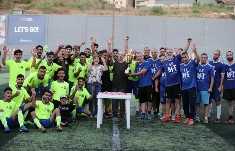 عمر الخيام غسان معلوف يؤسس فريق الهدف الرياضي لتعزيز الروح الرياضية بدلا من الانحراف