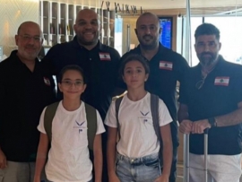  بعثة لبنان غادرت الى دبي للمشاركة في البطولة الدولية للجمباز