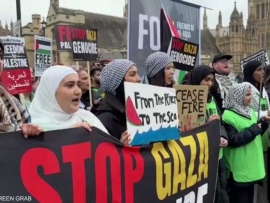 نصب خيام اعتصام دعما لغزة في الجامعات البريطانية لأول مرة!!